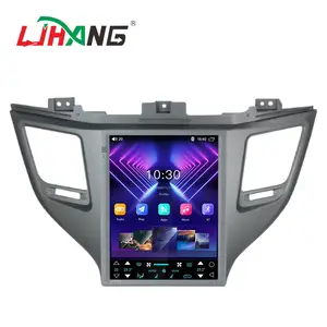 LJHANG android 13 8 + 128G Lecteur dvd multimédia de voiture pour Hyundai TUCSON IX35 2015 2016 2017 radio gps navigation stéréo