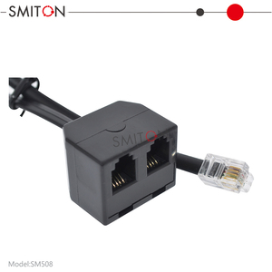 RJ9 <span class=keywords><strong>4p4c</strong></span> Bộ chuyển đổi đường dây điện thoại Nam sang nữ - Product Image 5