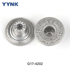 Nút áo jean kim loại khắc logo hình bông lúa mì, hàng mới về, đặt làm riêng - Product Image 3