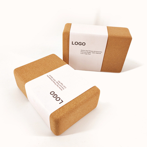 Khối tập <span class=keywords><strong>Yoga</strong></span> bằng nút chai tự nhiên, không trơn trượt, mật độ cao, bán buôn, thân thiện với môi trường, in logo tùy chỉnh - Product Image 6