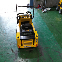Promotion : Mini-chargeuse compacte sur pneus diesel, chargeuse frontale, haute efficacité, engin de terrassement, moteur, godet de 250 kg