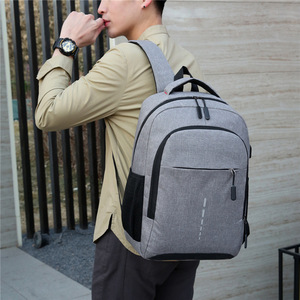 Laptop <b>Backpack</b> For Men Black Waterproof With <b>Computer</b> Interlayer For Business Commuting Travel University Students - Product Image 2