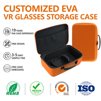 Étui de rangement pour lunettes VR EVA, sac de transport rigide personnalisé antichoc pour casque de réalité virtuelle, fabrication OEM/ODM