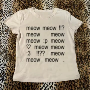 T-<span class=keywords><strong>shirt</strong></span> court à manches courtes imprimé lettres style grunge <span class=keywords><strong>vintage</strong></span> Y2K, coupe slim, streetwear, hip-hop, hauts halter années 90 pour femmes - Product Image 4