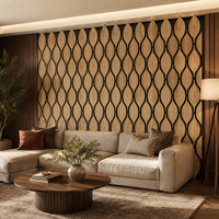 Panneaux acoustiques au design moderne, taille et motif personnalisés, panneaux muraux, intérieur mural, KTV, cinéma, salle de conférence, auditorium