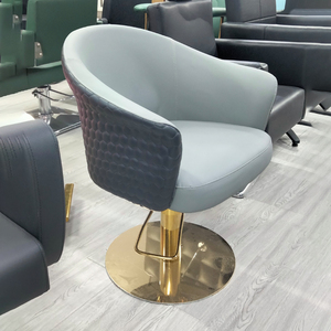 Chaise de salon de coiffure hydraulique professionnelle avec un design moderne, en cuir synthétique, durable et portable - Product Image 3