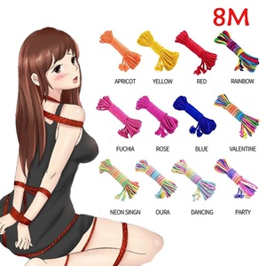 Niusida 8 м ручной работы бамбуковая шелковая веревка для начинающих Косплей бондаж для взрослых игр бондаж веревка БДСМ секс игрушки - Product Image 1