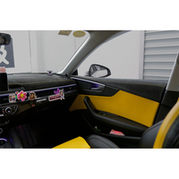 Housse de tableau de bord en alcantara pour Audi A4 2017 -2019 RS4 Shade Cushion Pad Tapis Accessoires de voiture Kit de rembourrage Modification