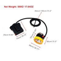 Lampe frontale professionnelle antidéflagrante pour l'exploitation minière, lampe de mineur LED rechargeable, éclairage de sécurité pour l'exploitation souterraine KL12M