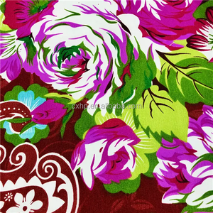 Indonésie/malaisie <span class=keywords><strong>marché</strong></span> 3D grande fleur de rose unie 100 polyester imprimé disperser drap de lit textiles <span class=keywords><strong>tissu</strong></span> 100 polyester - Product Image 2