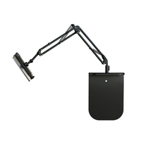 Support de tablette PC flexible Jopree CT10 pour rotation à 360°, support portable en métal, support de tablette iPad, support de téléphone en ABS + acier au carbone
