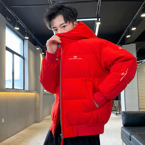 Abrigo cálido de invierno con capucha impermeable doble cremallera pareja bolsillo chaquetas de plumón Unisex - Product Image 2