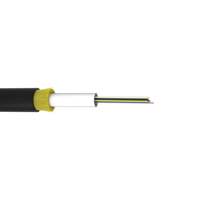 Cable de caída FTTH, tipo redondo, cable de caída de una sola chaqueta, 1 núcleo, amortiguador apretado, hilo de aramida, Cable de Internet redondo de alta resistencia a la tracción