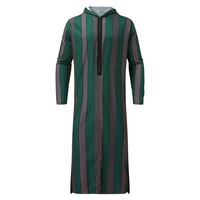 Vente en Gros Qamis Imprimé pour Hommes Arabes Musulmans, Thobe Arabe Moderne de Dubaï, Abaya Égyptienne pour Hommes, Vêtement Islamique, Robe Musulmane