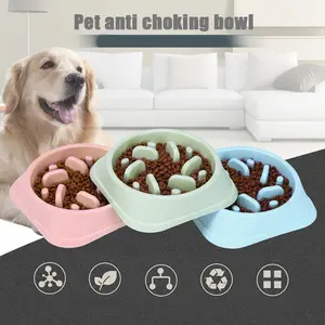 Dog Slow Feeder Eco-Friendly Durable Non-Toxic Preventing Choking Healthy Design Bowl For Dog