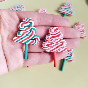 100 Uds casa <span class=keywords><strong>de</strong></span> muñecas en miniatura galletas <span class=keywords><strong>de</strong></span> <span class=keywords><strong>Navidad</strong></span> Mini bastón <span class=keywords><strong>de</strong></span> caramelo piruleta modelo juguetes cabujones funda <span class=keywords><strong>de</strong></span> teléfono DIY manualidades fabricación <span class=keywords><strong>de</strong></span> joyas - Product Image 2