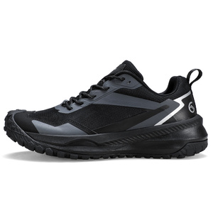 GORNORNIE Montañismo Zapatos Hombres Mujeres Senderismo al aire libre Trekking Mochilero Botas Trail Cross Country Low-top Lace up Sneakers - Product Image 2