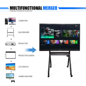 สมาร์ทบอร์ดแบบโต้ตอบจอ LCD แบบพกพา4K กรอบสีดำสำหรับมหาวิทยาลัย - Product Image 4