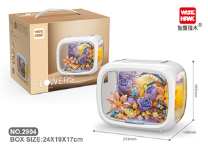 Juego <span class=keywords><strong>de</strong></span> Bloques <span class=keywords><strong>de</strong></span> Construcción <span class=keywords><strong>de</strong></span> Plástico ABS Personalizado, Juguete Educativo para Arreglos Florales, 730 Piezas, <span class=keywords><strong>Ladrillos</strong></span> <span class=keywords><strong>de</strong></span> Construcción DIY - Product Image 2