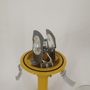 Luz de Borde de Pista Elevada LED Halógena Blanca Amarilla Bidireccional Vertical de Doble Tono para Iluminación de Aeródromos 6.6A Alta Intensidad ICAO FAA IEC - Product Image 5