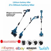 Micro-cultivateur sans fil multifonctionnel pour la maison, avec batterie au lithium, pour ameublir et retourner la terre, avec garantie de 4 ans