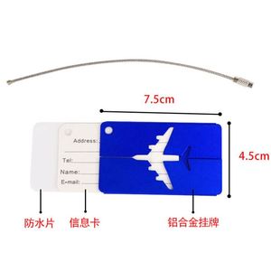 Accessoires de voyage personnalisés imprimés, cadeau de mariage, sublimation, étiquettes de bagages en métal personnalisées avec logo - Product Image 3