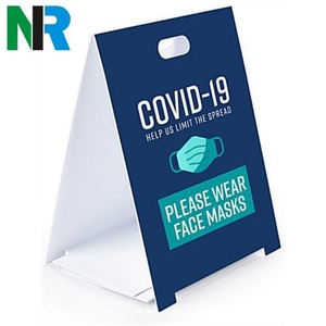 Letreros Personalizados Tipo A para Exteriores, Impresos a Todo Color, Láminas de Plástico PP Corrugado de 4mm, 2mm y 10mm de Grosor, Corte a Medida - Product Image 1