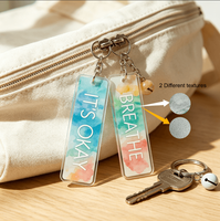 Autocollants sensoriels personnalisés pour pendentifs et chaînes, ornements adhésifs texturés anti-stress pour la décoration de sacs, clés, salles de classe et bureaux