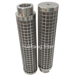 Elemento de Filtro Plegado de Acero Inoxidable 316L Huahang, Filtro de Aceite de Fieltro de Fibra Sinterizada Metálica, Filtro de Aceite de Acero Inoxidable 52*204 - Product Image 5