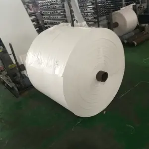 Brazil Guatemala White Polypropylene Bag Sacks Roll Colored pp tubular woven fabric with coating