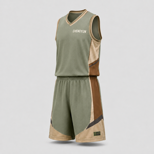 Ensemble de <span class=keywords><strong>maillot</strong></span> et short de basket-ball écologiques personnalisés avec polyester recyclé et étiquette écologique - Product Image 4