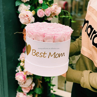 Saint Valentin En Gros Préservé Vraie Fleur Éternelle Immortelle Éternelle Pour Toujours Stabilisé Préservé Rose dans une Boîte Cadeau