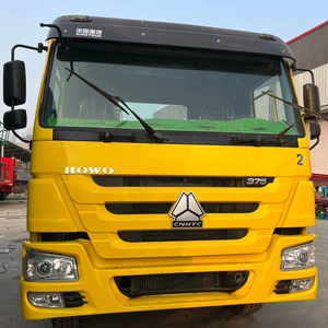 Camion tracteur d'occasion Sinotruk Euro2 Diesel 6X4 à conduite à gauche HOWO 10 roues, capacité de charge 21-30T, 371 ch, caméra arrière 360°, logistique - Product Image 1