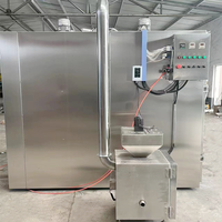 Machine à fumer électrique commerciale 30 50 100 150 200 250 Kg pour aliments saucisse viande fromage poisson fumeur four fumoir dinde