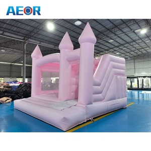 Château <span class=keywords><strong>gonflable</strong></span> pour fête de mariage avec souffleur, château <span class=keywords><strong>gonflable</strong></span> <span class=keywords><strong>rose</strong></span> pour enfants et adultes - Product Image 3