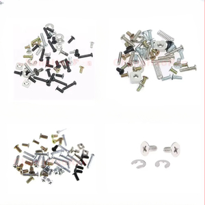 NSLikey Jeu de vis à tête pour <span class=keywords><strong>3DS</strong></span> <span class=keywords><strong>XL</strong></span> LL <span class=keywords><strong>New</strong></span> <span class=keywords><strong>3DS</strong></span> LL <span class=keywords><strong>XL</strong></span> Game Console Shell <span class=keywords><strong>Batterie</strong></span> Vis de couverture arrière - Product Image 1