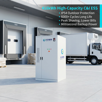 Système de stockage d'énergie par batterie au lithium tout-en-un ESS 210 kW 418 kWh C&I, protection extérieure IP54