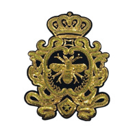 Offre Spéciale : Écussons Brodés à la Main en Tissu Doré à Paillettes, Patchs à Coudre DIY pour Vêtements, Blazers, Badges, Chapeaux et Articles de Mode