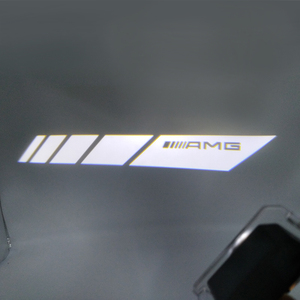 Autodragons GLE GLC Lentille en verre haute transparence Logo personnalisé Éclairage de marchepied pour rétroviseur de voiture Classe C Classe E - Product Image 5