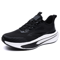 Chaussures de course respirantes avec amorti et plaque en carbone, baskets athlétiques légères pour activités de fitness masculines