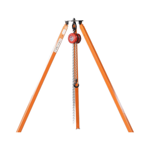 Nouvelle grue de levage triangulaire électrique JUNCHI 380V à chaîne en aluminium, capacité de charge 0,5 tonne, 6m/min, 3m, garantie 1 an - Product Image 1