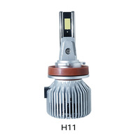 Accesorios para Automóviles, Sistema de Iluminación Automotriz de 12 V 24 V 55 W 6200 LM, Lámpara Delantera de Alta Calidad para Automóvil, Faro LED H1 H7 H11 9005 9006 9012