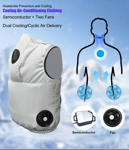 TOUCARE Cooling Jacket Advanced Wearable Cooling Technology for Comfort and Performance