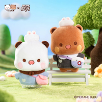 Nouvelle série authentique Yier et Bubu What to Do Today, figurine en peluche, boîte mystère, figurine de collection, décoration de sac, jouets, cadeau pour couple
