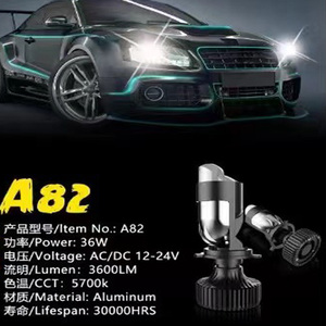 Sanvi-Mini lente de proyector biled H4, faro delantero, bombillas de estilo de coche, lámpara de automóvil, bombillas LED de motocicleta de 6000k, novedad - Product Image 5