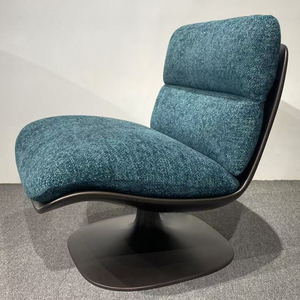 Hiện đại sang trọng da vải phòng chờ ghế đơn lười biếng phòng ngủ thư giãn sofa thấp tay vịn ngả giọng ghế cổ phong cách thiết kế - Product Image 3