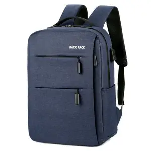 Factory direct supply men's backpack office computer bag laptop travel business laptop backpack with usb