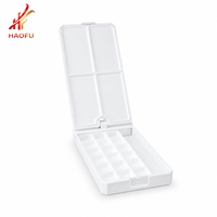Boîte d'emballage en plastique à 18 compartiments, pliable et détachable, pour gel à ongles, échantillons cosmétiques – Meilleures ventes