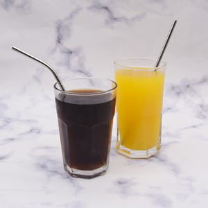 All'ingrosso Logo personalizzato riutilizzabile in acciaio inox <span class=keywords><strong>cannucce</strong></span> con spazzola di pulizia Set accessori per bere <span class=keywords><strong>Cocktail</strong></span> con scatola di visualizzazione - Product Image 3