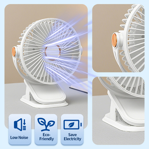 <span class=keywords><strong>Ventilateur</strong></span> portable 3-en-1 à clipser, rechargeable par USB, <span class=keywords><strong>ventilateur</strong></span> de bureau suspendu avec lumière LED pour la maison, la voiture, le dortoir, le camping en plein air, le camping-car - Product Image 4